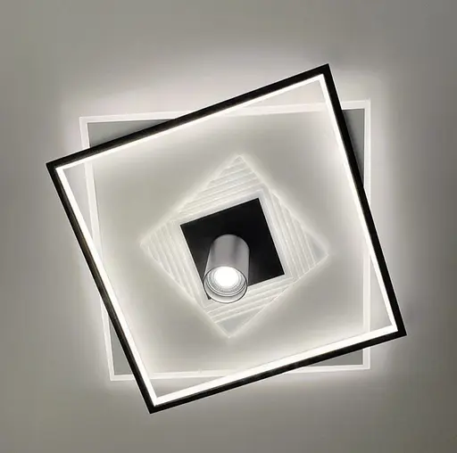 Світлодіодний стельовий світильник з направляючим спотом | Арт. X 088/500 | Line F - фото 7