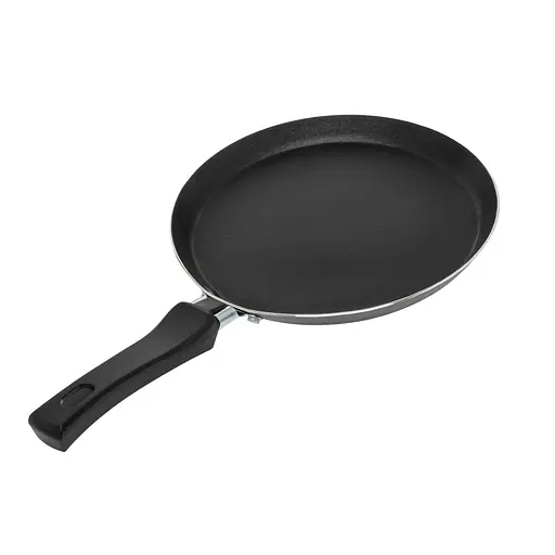 Сковорода для блинов Ø 22 см с антипригарным покрытием «Черный мрамор», A-plus Черный 87281 - фото 1