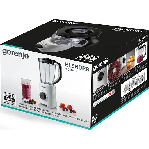 Блендер Gorenje B500XG стаціонарний - фото 2