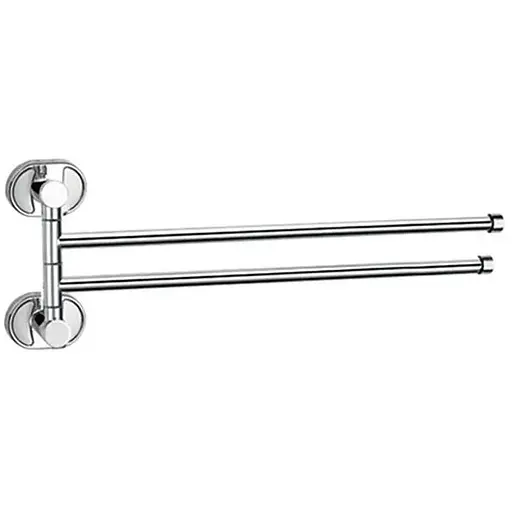 Тримач для рушника з Zerix Z1612 ZX0521 2 поворотними планками Хром - фото 1