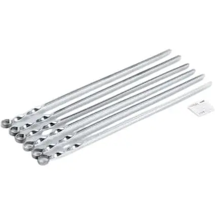 Шампур плоский из нержавеющей стали Сила 570х10х2 мм  