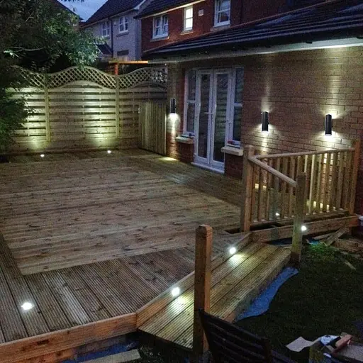 Архитектурный накладной светильник Feron DH0704 под лампу черный - фото 3