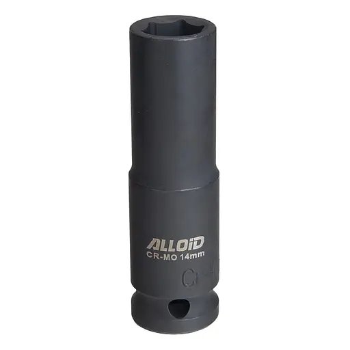 Торцева головка Alloid ударна глибока 1/2DR 14 мм (GUG-51114) - фото 1
