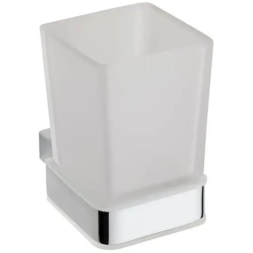 Склянка з тримачем Bemeta Via 135011012 білий - фото 1