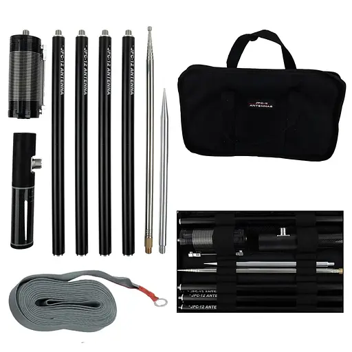 Коротковолновая штыревая антенна для диапазона частот 7-50 МГц 100 Ватт JPC-12 (PAC-12) (101208) - фото 3