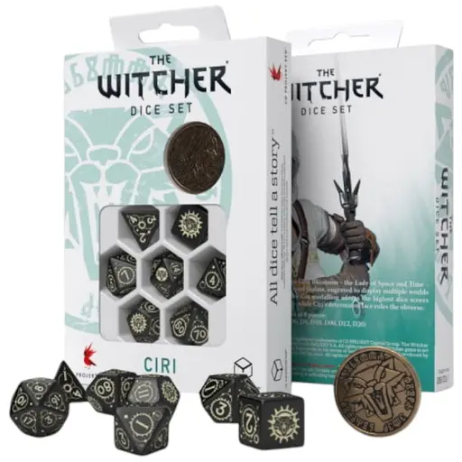 Набір кубиків The Witcher Dice Set. Ciri - The Zireael , 7 шт. (SWCI03)
