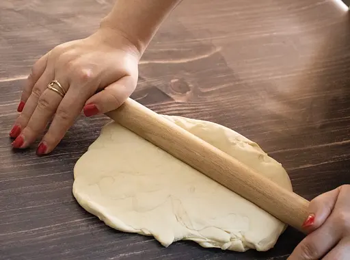 Скалка тачівка качалка дерев'яна рівна для пельменів 39 см Ø 2.5 см, Woodly 84807 - фото 4