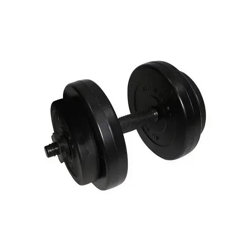 Гантель складальна композитна в пластиковій оболонці Rock pro 8 кг NE-PL-G-008