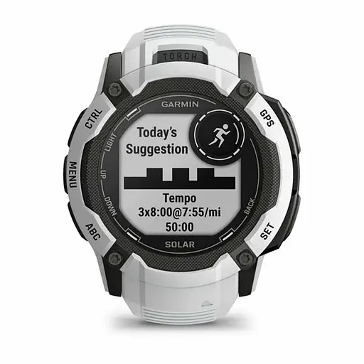 Смарт-годинник Garmin Instinct 2X Solar Whitestone (010-02805-14/04) - фото 6