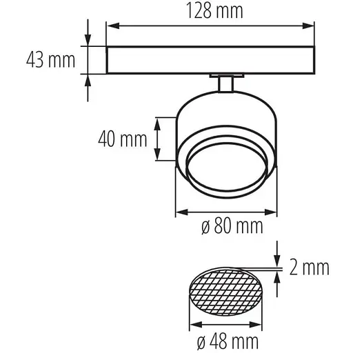 Прожектор для шинопровода Kanlux BTL 18W-940-B-Kanlux - фото 4