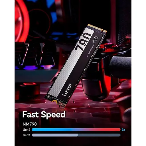 Накопитель SSD Lexar m.2 NVMe 1TB NM790 LNM790X001T-RNNNG (LNM790X001T-RNNNG) - фото 7