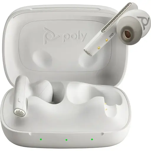 Навушники TWS Poly Voyager Free 60 Earbuds + BT700C + BCHC White - фото 4