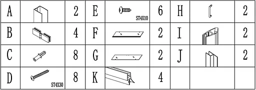 Душевая кабина Bravo квадратная без поддона Panew N90TC 1 уп., прозрачная, хром - фото 3