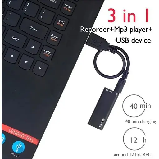 Міні диктофон Savetek GS-R01s 8 ГБ - фото 5