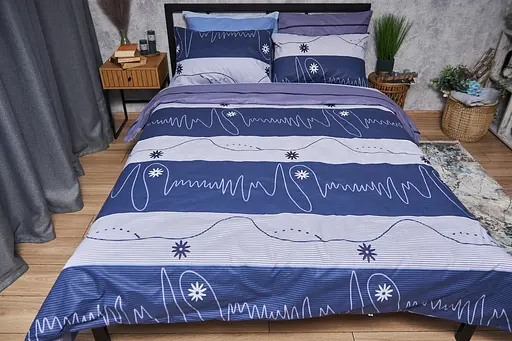 Пододеяльник Moon&Star Бязь Gold Люкс Cardio Евро 200x220 см - фото 2