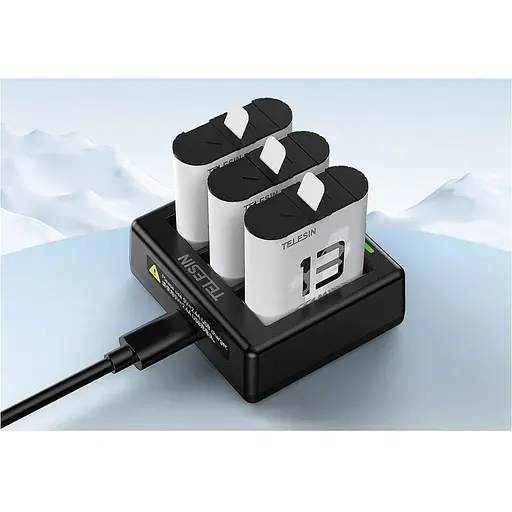 Зарядное устройство Telesin S0-BCG-12-TGP для GoPro HERO13 [124460] - фото 4