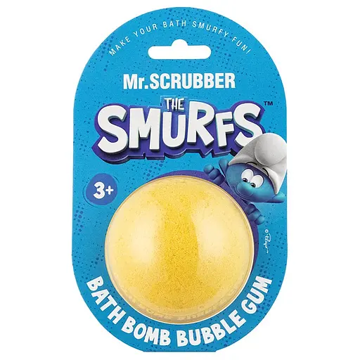 Бомбочка для ванны Mr.Scrubber The Smurfs Bubble gum