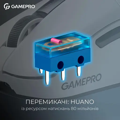 Миша GamePro Asgard Thor 1K Dock Station White (GM023W) - фото 7