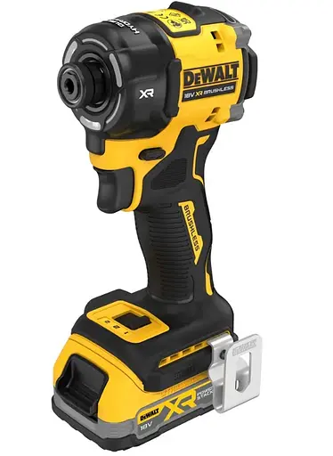 Шурупокрут ударний гідравлічний акумуляторний DeWalt безщітковий з АКБ та ЗП (DCF870E2T) - фото 3