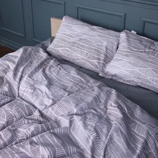 Комплект постільної білизни MirSon Сатин Lines of Nature 220х240 см (2200011122809) - фото 2