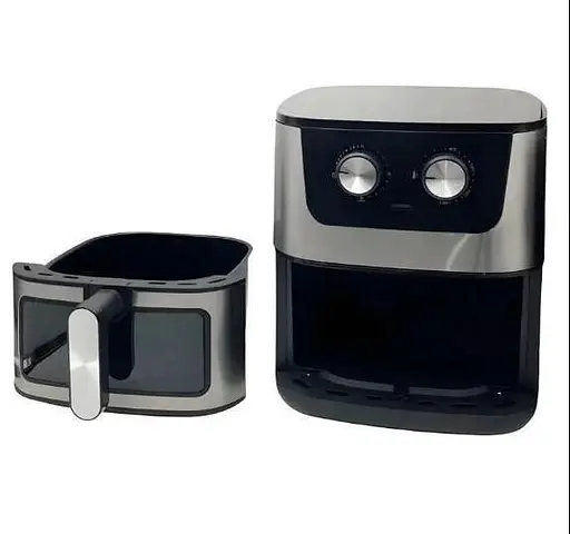 Аэрофритюрница Rainberg RB-2269 аэрогриль електрическая фритюрница с таймером 10 програм 8 л Черный 4200 Вт - фото 4