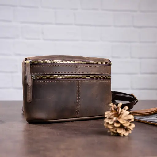 Сумка кожаная мужская SHVIGEL 23х14х4,5 см sum0012501 - фото 6