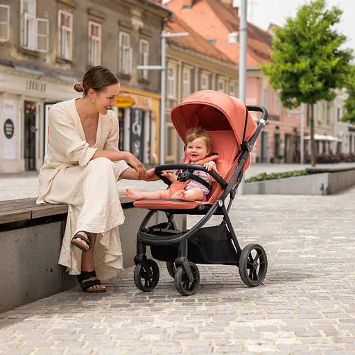 Прогулочная коляска FreeON Dynamic pink (82597) - фото 13