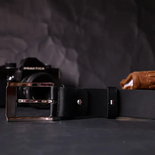 Ремінь шкіряний Grande Pelle чоловічий 3,8х120 см acs0026890 - фото 7