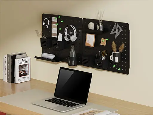 Настінна дошка-органайзер OfficePro WO910B Black [126554] - фото 3