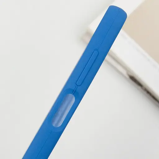 Чохол TPU Getman Liquid Silk Full Camera для Samsung Galaxy A05s Синій / Navy Blue - фото 5