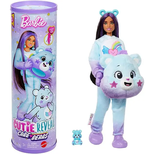 Лялька Barbie Cutie Reveal Care Bears: нова хвиля - ведмедик Мрійник (JFV61) - фото 6