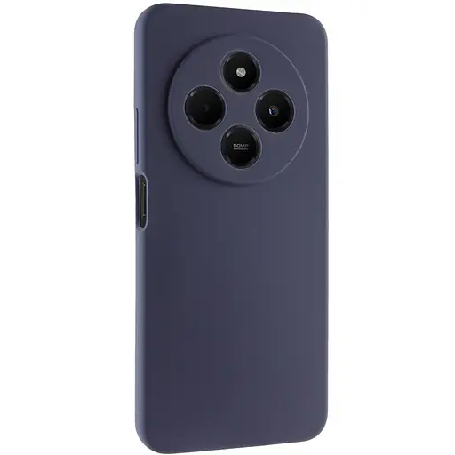 Чохол Lakshmi Silicone Cover Full Camera AAA для Xiaomi Redmi 14C/Poco C75 Темно-синій/Midnight blue