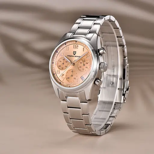 Наручний годинник жіночий PD-1773 Silver-Pink Pagani Design acs0031203 - фото 4