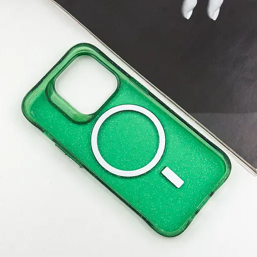 Чохол Epik TPU Radiance with MagSafe для Apple iPhone 15 Pro Max 6.7 Green - фото 4