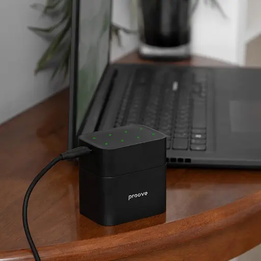 Зарядний Пристрій з Акумуляторними Батарейками Proove Compact Station 8pcs (4xAAA + 4xAA) black - фото 10