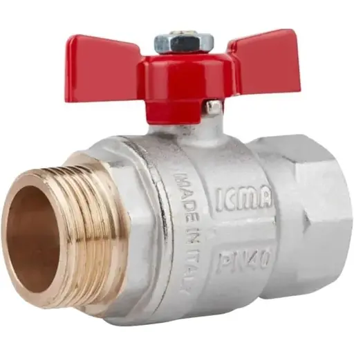 Кран кульовий Icma 1" прямий №351 (87351AF11) - фото 1