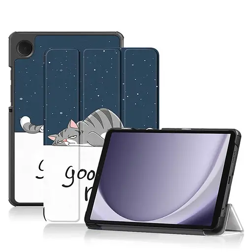 Чохол HardPrinted з малюнком Samsung Galaxy Tab A9 8.7 SM-X110 SM-X115 Сплячий Кіт