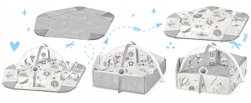 Розвиваючий килимок Balony Nukido 100 x 100 см (730102) - фото 5