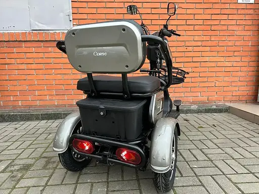 Електроскутер Триколісний Corso Logan (1200W 72V/23Ah) Сірий - фото 6