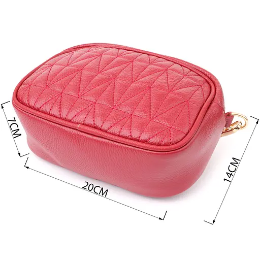 Женская сумка Vintage из натуральной кожи 20х14х7 см sum0027610 - фото 3