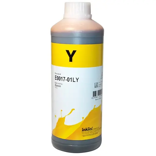 Чорнило InkTec Epson E0017, Yellow, L800/L805/L810/L850/L1800, 1 л (E0017-01LY)