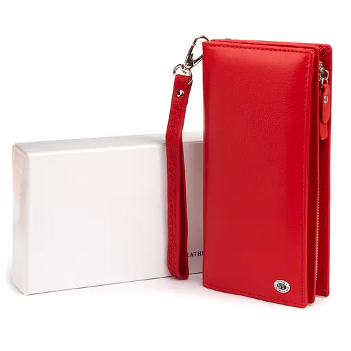 Кожаный женский кошелек ST Leather 19х9.5х2.5 см acs0016005 - фото 7