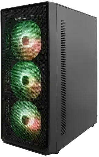 Корпус 1stPlayer FD3-BK-4F7 ARGB Black - фото 5