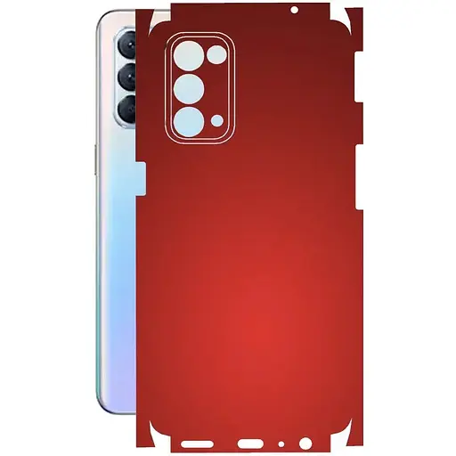 Захисна плівка StatusSKIN для Oppo Reno 5 4G Корпус Вініл червона матова - фото 1
