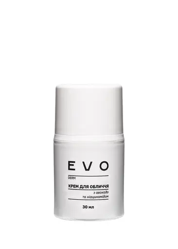 Крем для лица с авокадо и ниацинамидом EVO derm 30 мл - фото 1