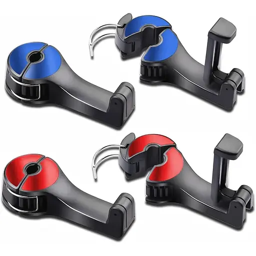 Скрытый крючок для подголовника автомобиля TUVOWAK 2 в 1 для кошельков и сумок