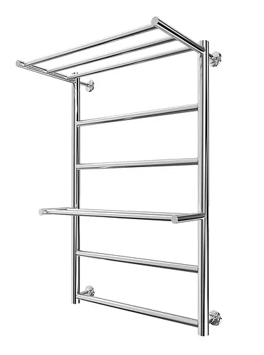 Водяной полотенцесушитель Mario Inox Анкона 770x530/500 1.8.044544.P, Хром, нижнее - фото 1