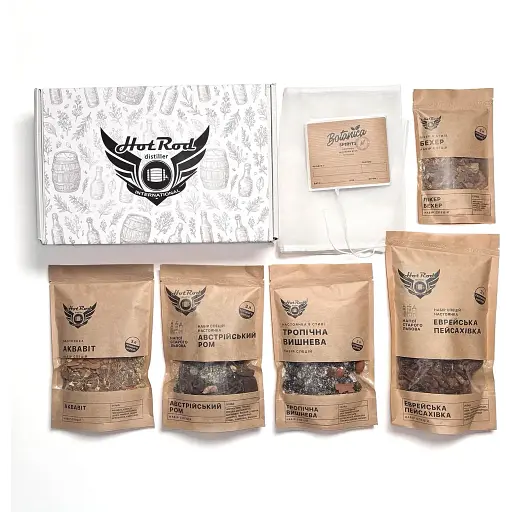 Подарунковий набір для настоянок Hot Rod Distiller Екзотичний світ