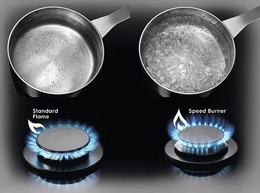 Варильна поверхня газова на склі Electrolux 60 см чугун чорний - фото 10