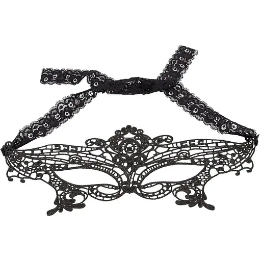 Мереживна маска Cottelli Accessoires чорний